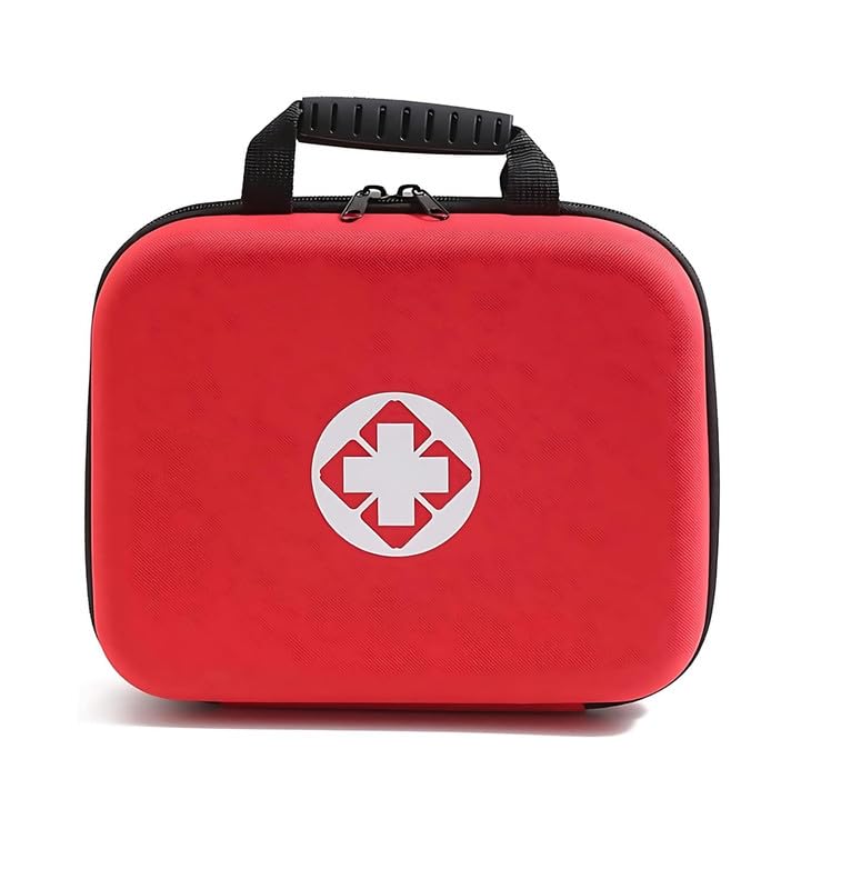 Travel Size First Aid Kit Empty Pouch - TSA Approved Compact First Aid Bag with Clip for Camping and Hiking - Ideal for Travel, Daily Carry (1Pcs) (Big)