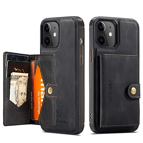 Étui magnétique iPhone 12 protection antichoc intégrale avec kickstand