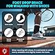 Welnove Drop Foot Brace for Walking，2 Pack AFO Ankle Brace with Arch Support ，Relieve the Instability of Lower Limbs by Foot Drop, MS, TBI, Spinal Cord Injury, Cerebral Palsy (Left & Right, Black)
