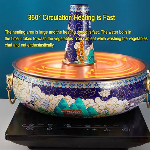 Olla Tradicional China de Cobre 36 cm miniatura 5