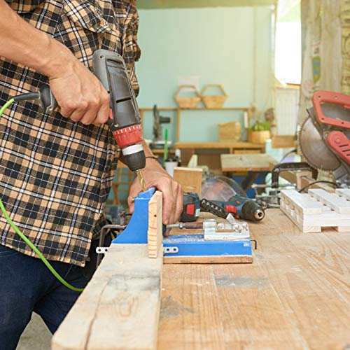 Behappy 99Pcs Titanium Coated Drill Bit Set, Twist Drill Bit Set, High Speed Steel Metal Drill Bit Set For Cast Iron, Aluminum Alloy, Copper, Wood, Plastic, With Indexed Round Case, 1/16"-1/2" #TOP7