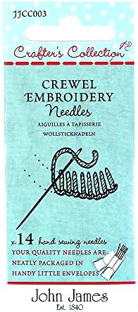 John James Crafter's Collection Crewel Embroidery Needles Assorte...