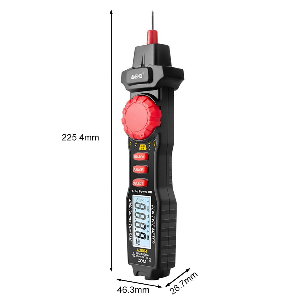 ANENG A3004 Digital Pen Multimeter Auto Range NCV AC/DC Voltmeter Ammeter Ohmmeter Resistance Meter Buy Cheaply On - View #8
