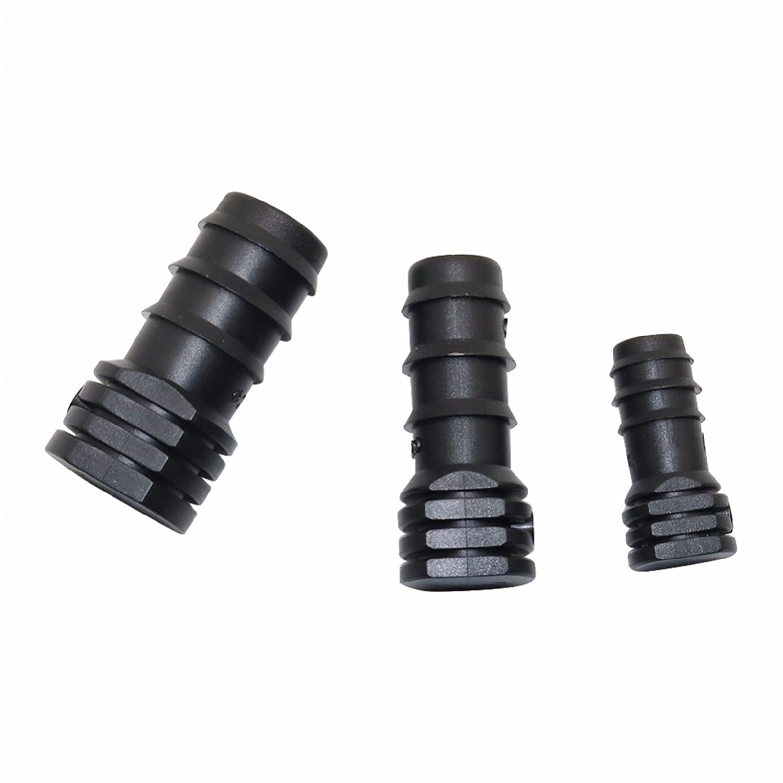 Garden Plumbing 50pcs DN16,DN20,DN25 Barbed Hose Stop End Line Water Hose Mender for Irrigation Drip Lines Fittings (Diameter : DN20)