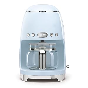 Coffee Machine American Coffee Machine Household Small Drip Coffee Pot Multi-function Insulation Coffee Tea Dual-use Coffee Machine-Blue
