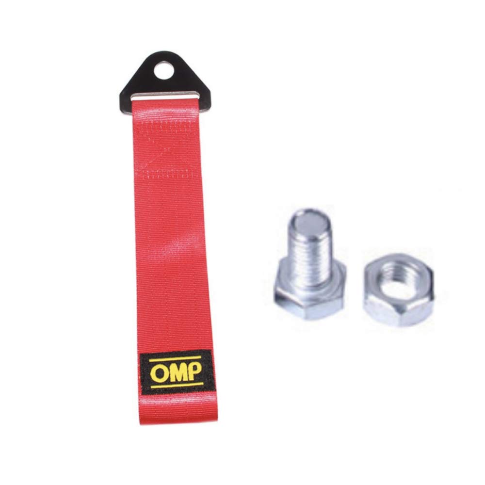 High Strength Tow Strap Bolted Universal Tow Hook Blue Belt Tow Hook