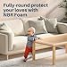 Inaya Baby Proofing Corner Protector, Long Table Guard 10ft+4 Corners, Soft Foam Furniture Edge Corner Protector Baby, 3M Adhesive, Harmless and Non-Toxic, Ideal for Table, Fireplace, Countertop