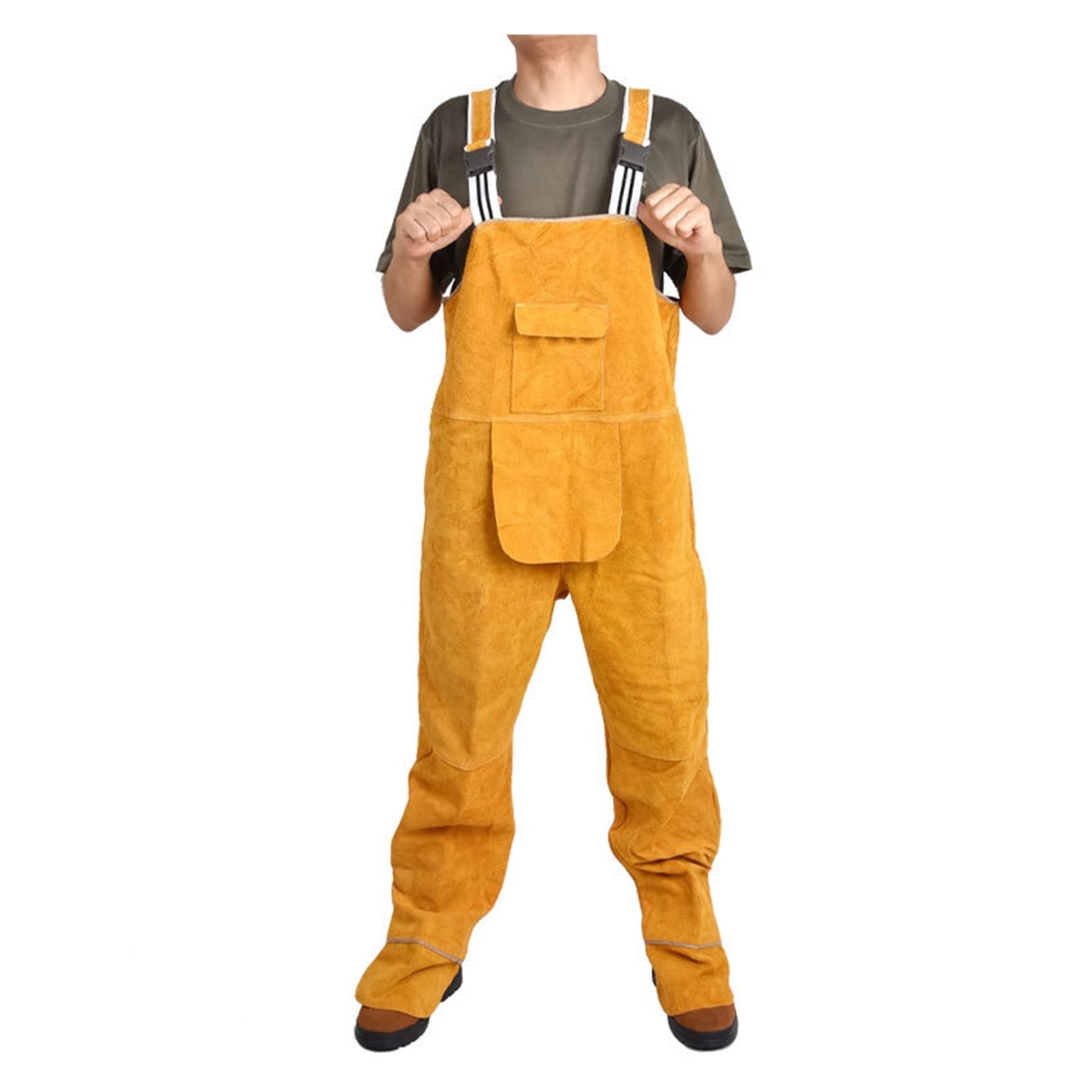 Soldadura de babero for la ropa protección resistente al desgaste los hombres(Model A,XX-Large)