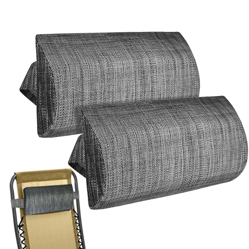 Cojín para la cabeza de la chaise longue al aire libre, Zero Gravitys Cojín de repuesto para silla reposacabezas con banda elástica | para tumbona de piscina suave extraíble universal para poggi