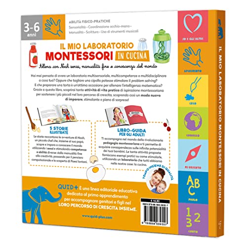 Il Mio Laboratorio Montessori In Cucina. Allena Con Noah Sensi, Manualità Fine E Conoscenza Del Mondo. Con Libro-Guida Per Adulti - 2