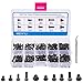 Price comparison product image MEIYYJ 500pcs M2 M2.5 M3 Laptop Notebook Computer Replacement Screws Kit, PC Flat Head Phillips Screw Assortments, Countersunk SSD Electronic Repair Accessories for Sony DELL Samsung IBM HP Toshiba