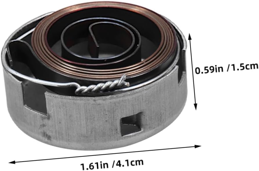 2sets Drill Press Quill Feed Return Coil Spring Assembly Heavy Duty Replacement Spring for Smooth Drilling Operation Compatible Drill Press Models Easy to Install and Maintain