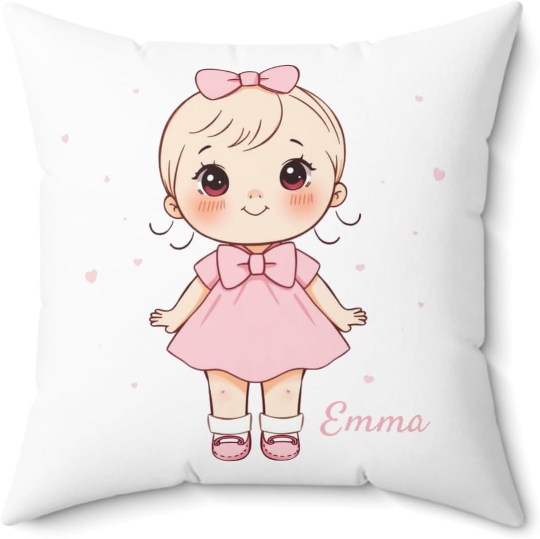 Emma Baby Name Pillow – Plush Nursery Accent – Thoughtful for Emma