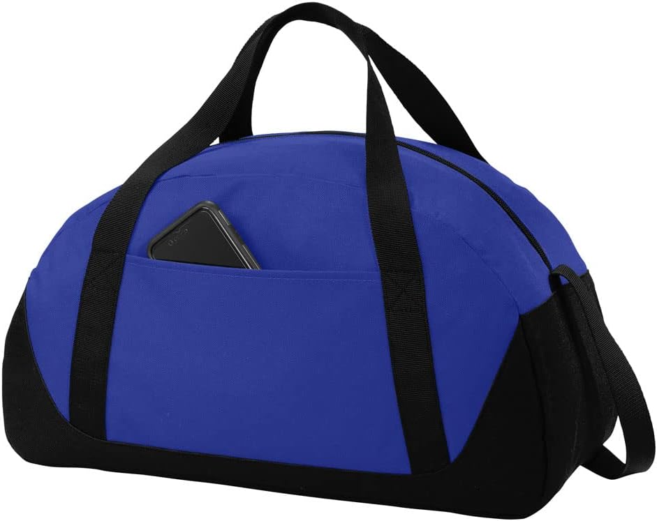 Custom Sport Duffel Bags for Men, Women, Dome, Royal - Add Your Name - Personalized Weekender Bag for Gym, Overnight, Travel
