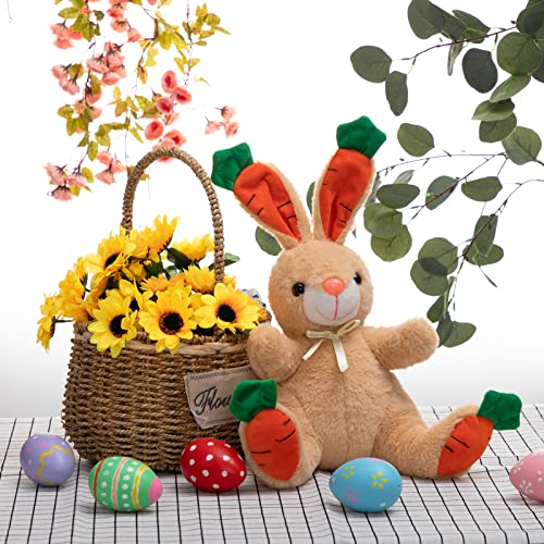 Plushbunnystuffedanimalcutecarrotrabbitplusheastergiftforkids15inchtan Urban Country Home Decor Plush bunny stuffed animal cute carrot rabbit plush easter gift for kids 15 inch tan urban country home decor