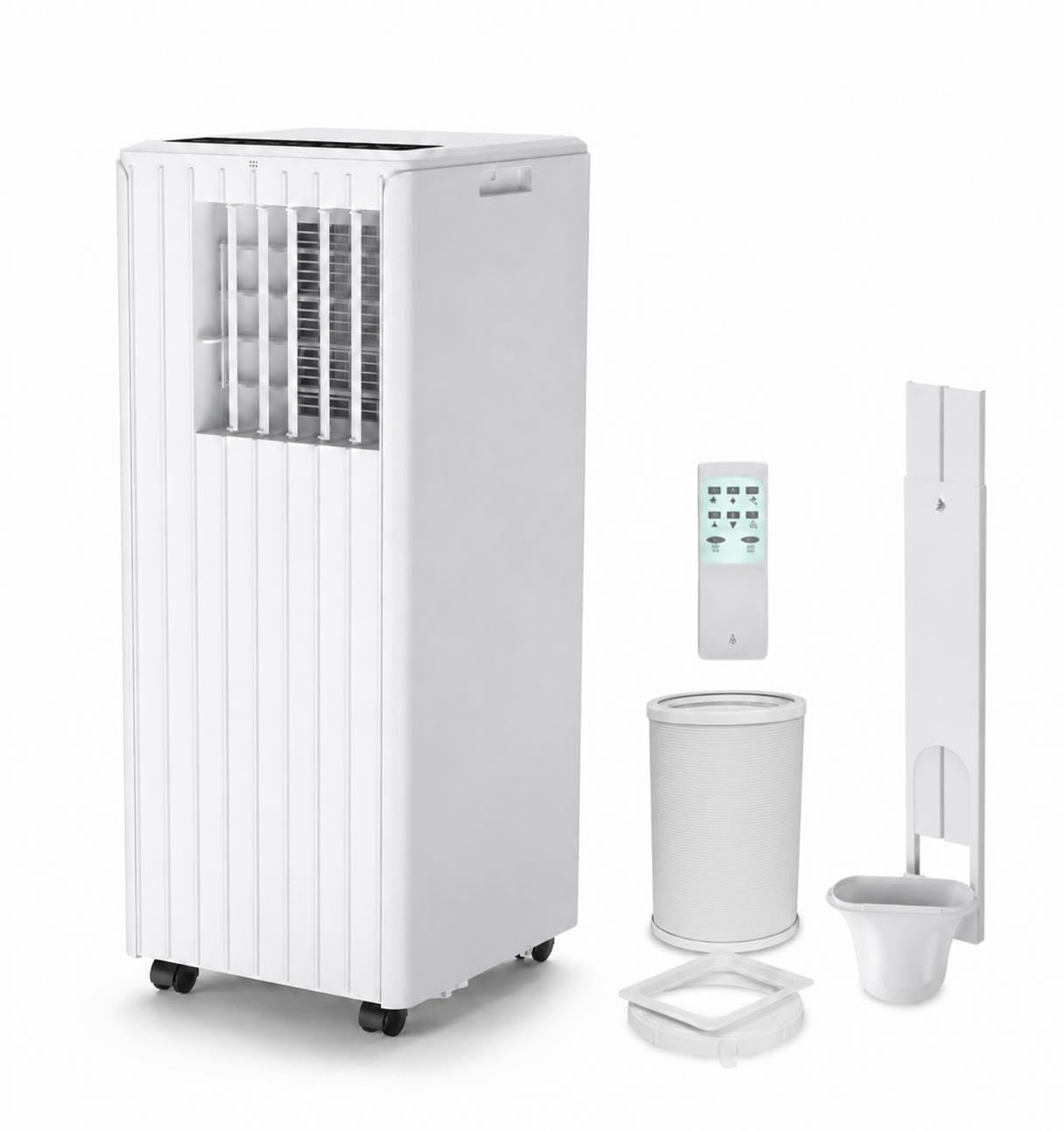 9000 BTU Portable Air Conditioner 3-in-1 – Smart Cooling, Dehumidifier, Fan – Digital Display, Remote, 2 Speeds, 35L/Day Dehumidification – Energy Efficient AC – Home, Bedroom