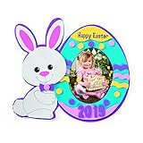 Easter Dated Picture Frame Magnet Craft Kit - Dated 2019 (12 pack)
