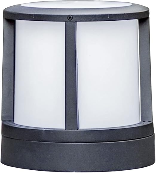 AAOTE Solar Post Lights Garden Lights, Post Lamp For Yard, Modern Outdoor Post Light Fixture, IP65 Waterdichte Kolom Head Lamp, Lawn Post Lantaarn, Matzwarte Landschapslamp