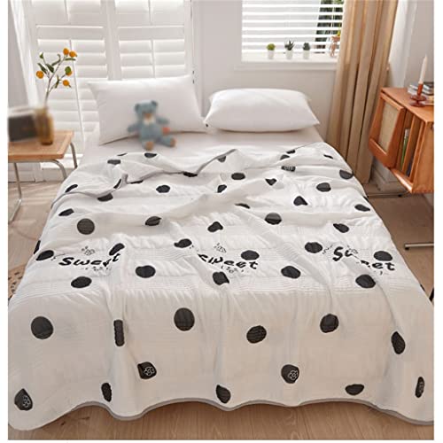 YUTRD ZCJUX Climatiseur Quilt Quilt Été Sérigraphie Mince Maigre Machine Lavable Spring Automne Summer Cute Couverture (Color : B, Size : 150 * 200cm) Cover