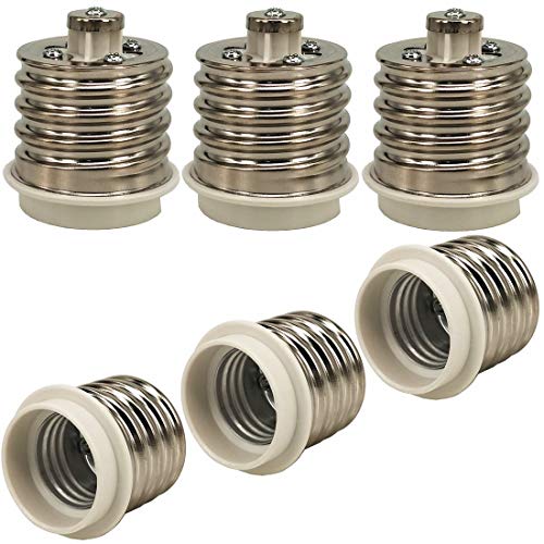 ZDCDJ 6 adaptadores de casquillo E40 a E27 para bombillas LED, halógenas, de bajo consumo Cover