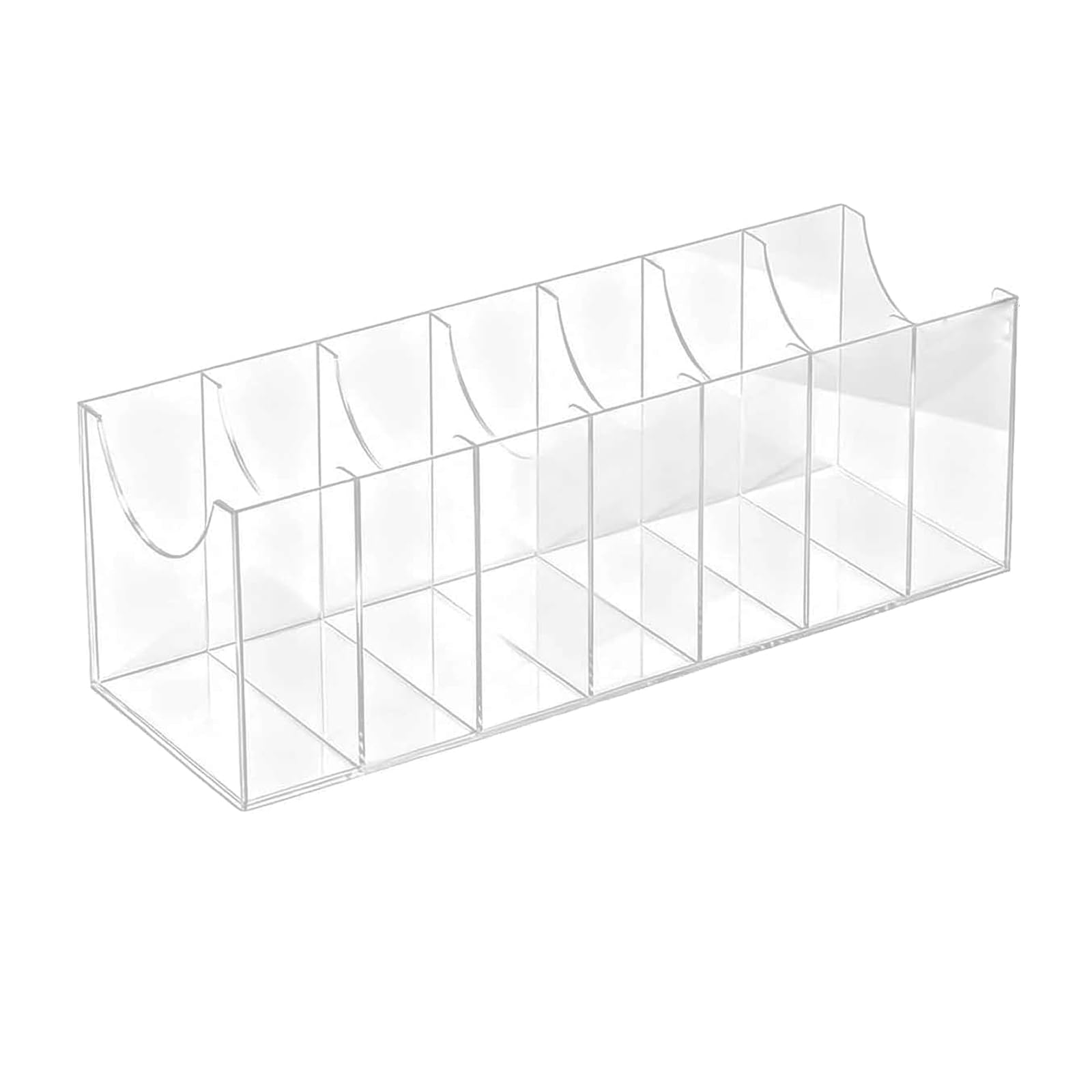 ZBIianxer Easy Access Acrylic Belt Holder Box Featuring Multiple Slot for Belt Storage and Home Organization Acrylic Storage Box