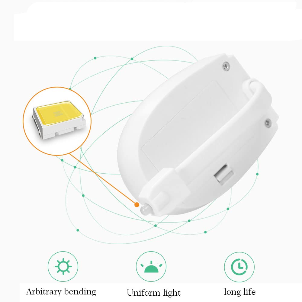 LED Toilettenleuchte mit Bewegungsmelder, Weiß, Sensor, Badezimmer, WC, Schüssel, 10 Stück