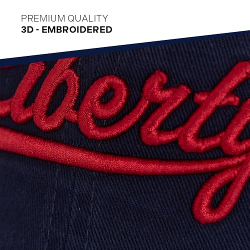 Gorra Liberty University baseball azul con strap ajustable miniatura 3