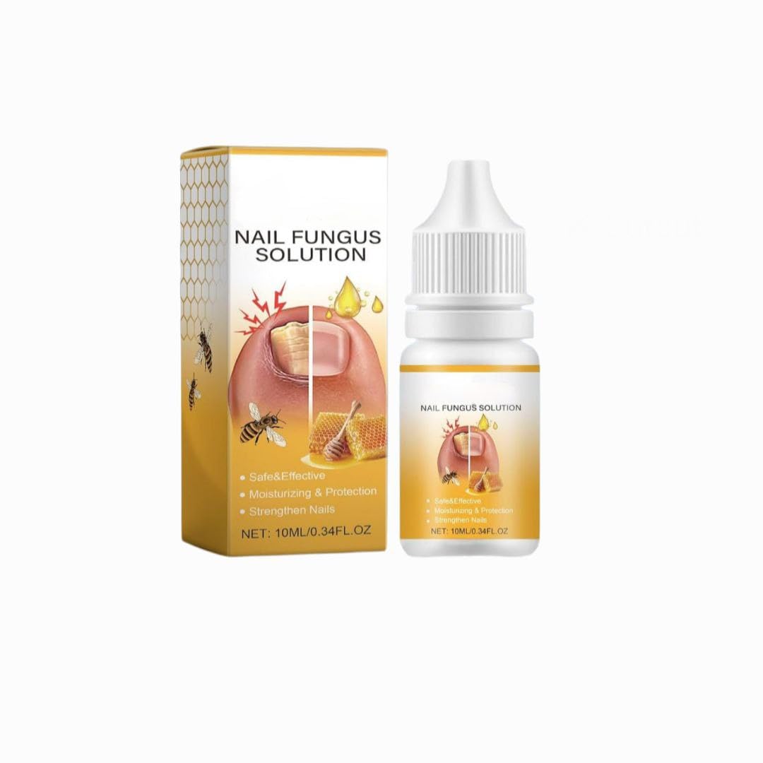 RIDOY Bee Venom Nail Soothing Solution,Bee Venom Nail Soothing Serum, Bee Venom Nail Growth and Repair for Thick Broken and Discolored Nails, Restoring Healthy Nails