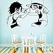 Produktbild Personalisierte cartoon Bruder Selbstklebende Vinyl Wasserdichte Wandtattoo Kinderzimmer Dekor Wanddekoration Wandbilder A4 43 * 66 CM