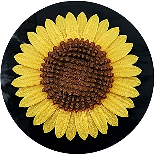 Badge de calandre tournesol 3D pour personnaliser une grille de voiture