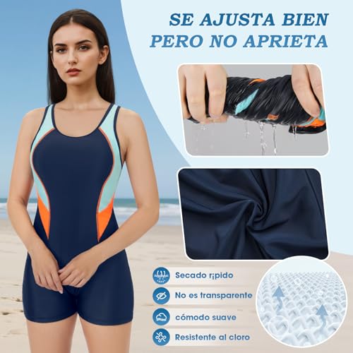 Catálogo para Comprar On-line Ropa de Ropa de natación con protección solar para Mujer los mejores 10. 30 Imagen adicional