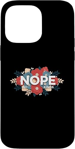 Miniatura 20 de Nope, No Kings Floral Statement Art Print for Makers Case for iPhone 11 Pro Max
