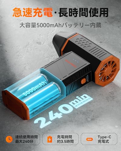 WOLFBOX エアダスター 電動ブロワー