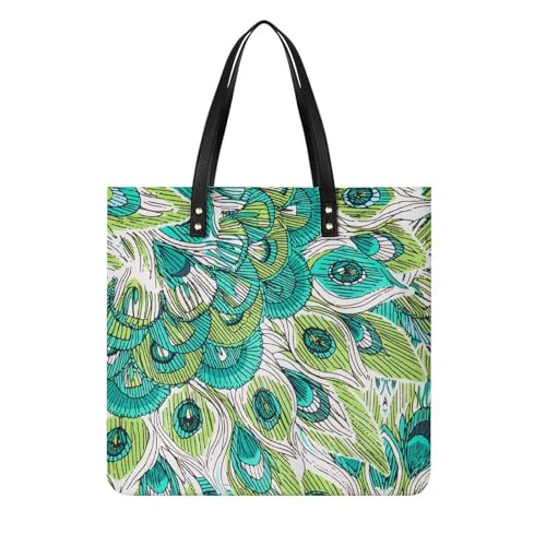 Sac shopping queue de paon pour vos voyages et sorties citadines quotidiennes