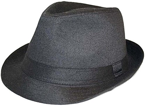 Sombrero negro Trilby de VIZ-UK WEAR negro negro