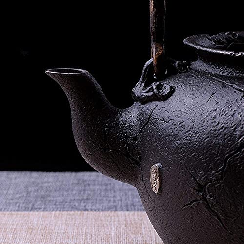 AWJ Tetera de Hierro Fundido de Estilo japonés con infusor de Hierro Tetera Saludable Tetera de Hierro Fundido clásico… - Imagen 5