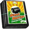 Winisok Weed Barrier Landscape Fabric Heavy Duty, 3FT x 50FT Durable Garden Fabric Ground Cover Weed Control Mat for Gardening, Farming, Geotextile Fabric for Underlayment Weed Blocker Cloth
