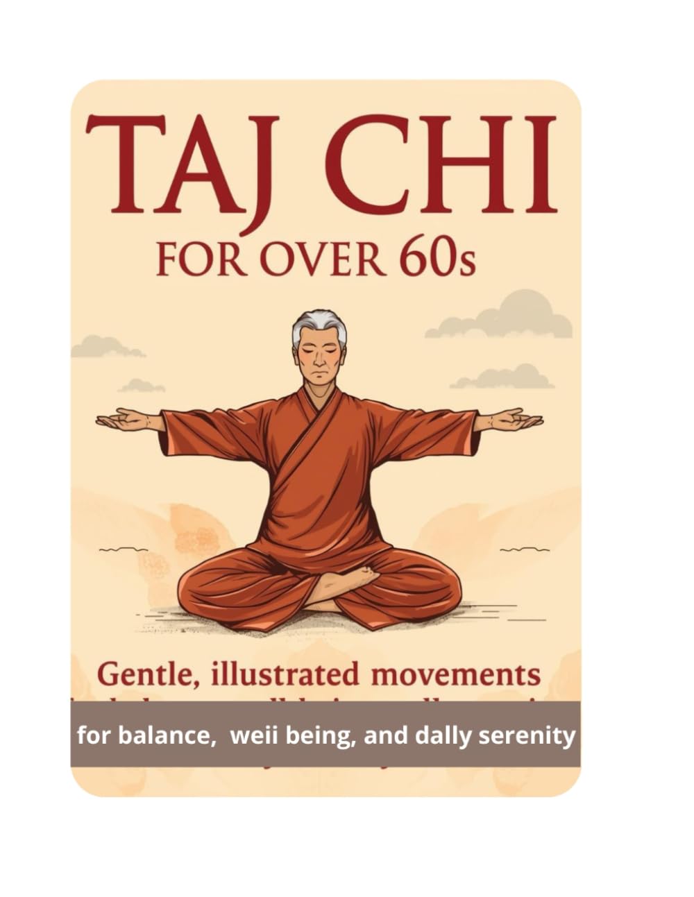 Taj Chi for Over 60s: Gentle illustraded moviments for balance, well being. and dally senenety