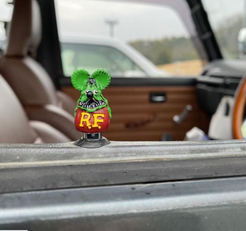 Amazon.co.jp: MOONEYES RAT FINK Door Lock Knob, Set of 2, Green_DN