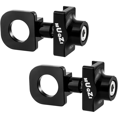 2pcs Bicycle Chain Tensioner Adjuster Aluminum Alloy Chain Fastener for BMX Fixie Bike Single Speed Bicycle