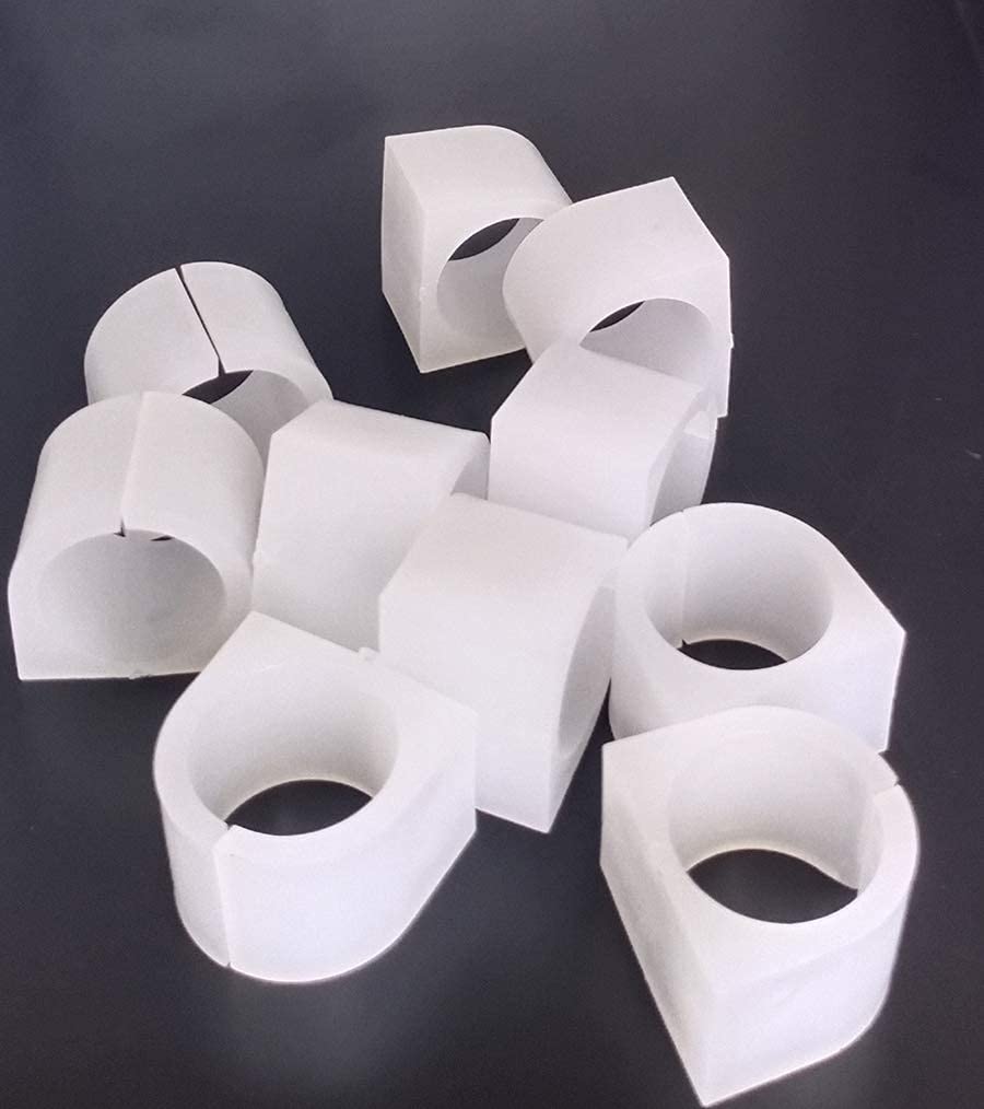 Chair Leg Plastic Clip Bush (20mm) Round Type White (10 Pcs)-image-22