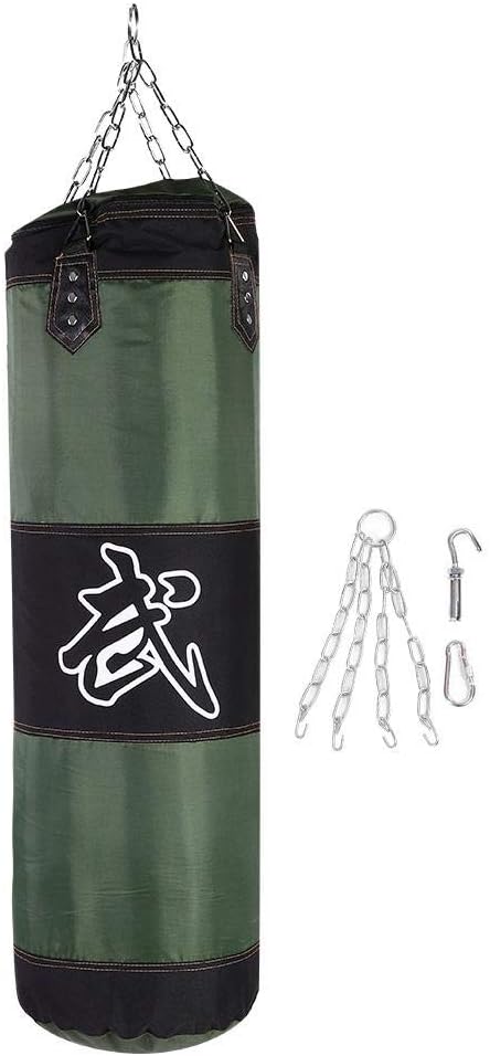 Dwawoo Punch Sandbag, Boxing Hook Kick Bag Boxing Training Equipment(1.2CM-Green) Martial Arts