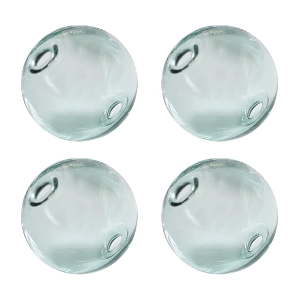Cuentas huecas de globo de 14 mm verdes, ideales para tus pendientes de diseño artesanal