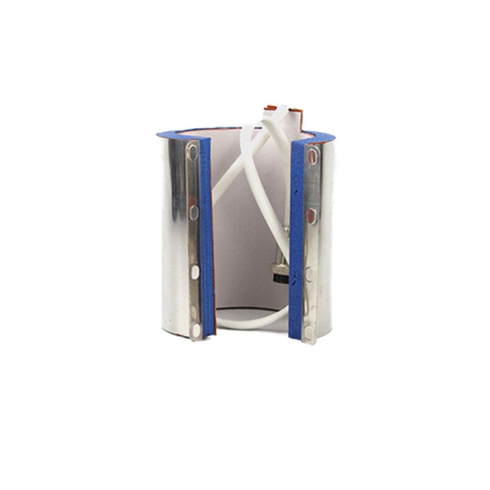 SEIWEI Becher Presselement Element Wärme Pressmaschine Anhang 220V Tasse Presse Heizung Transfer Aufsatz Silikagel für Kaffeetassen Tassen (10 oz)