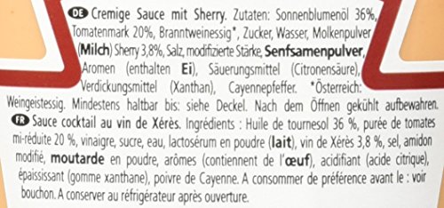 Heinz French Style Cocktail Sauce – Cremig-fruchtige Sauce in Kopfsteherflasche – 1 x 220 ml