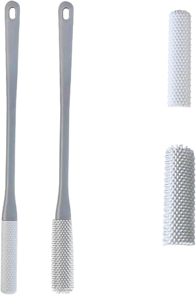 Foot Scrubber Brush for Shower,Foot Brush Long Handle Toe