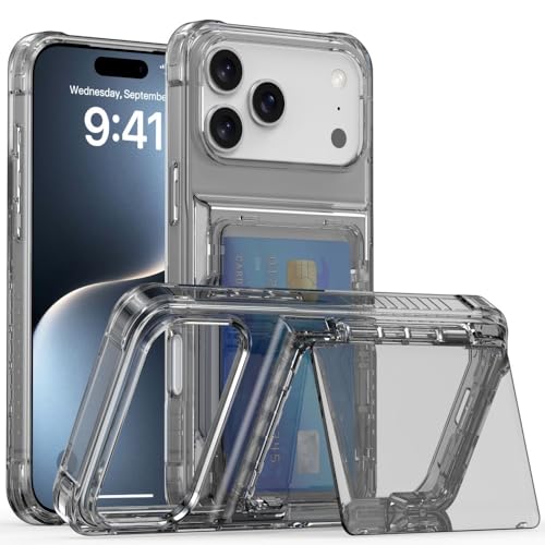 Étui pour iPhone 12 Pro Max gris à clapet et support vidéo