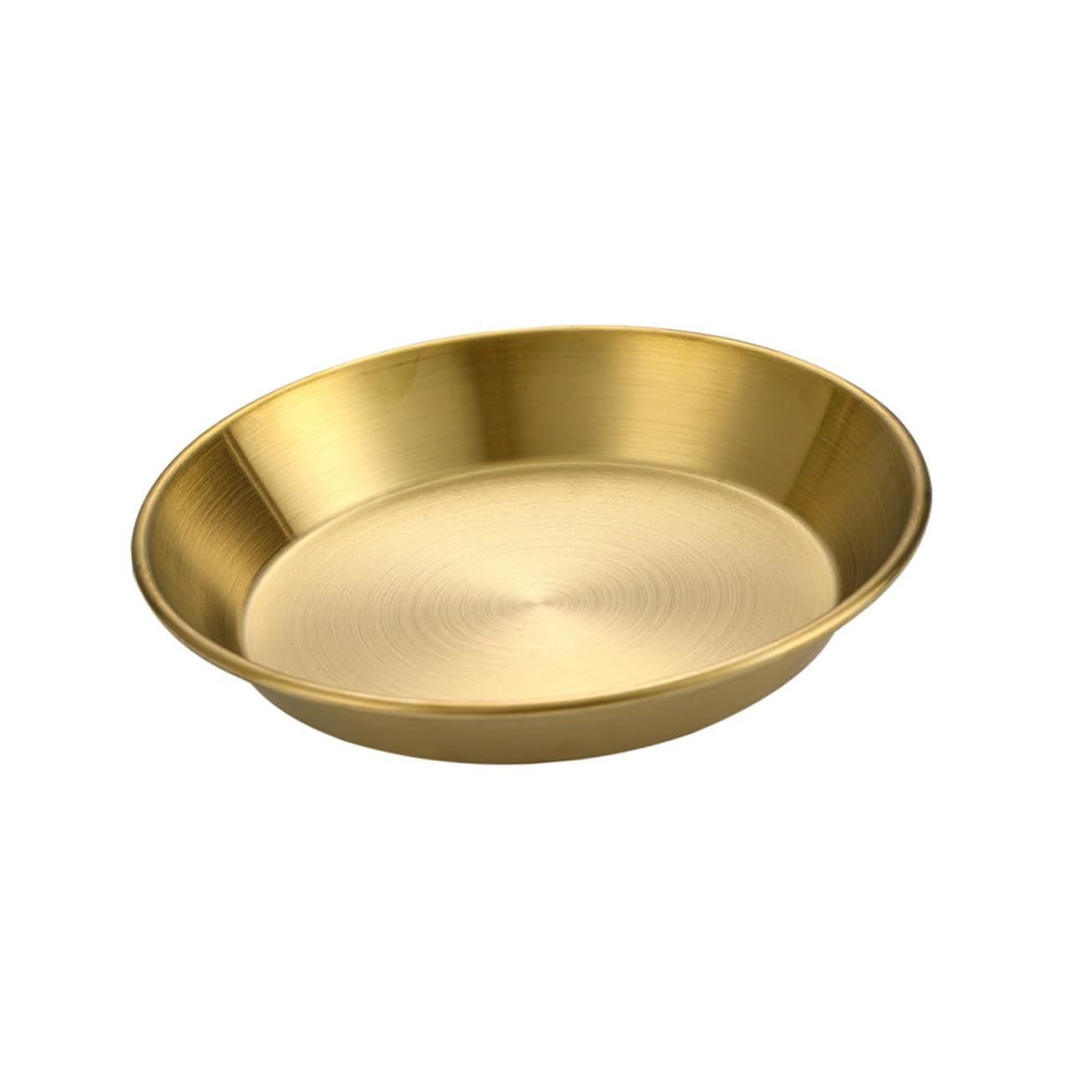 CONGARTENO Stainless Steel Food Dish Pizza Plate for Serving Cold Dishes Hot Meals Food Plate Easy to Clean Lightweight Portable for Home Outdoor Use