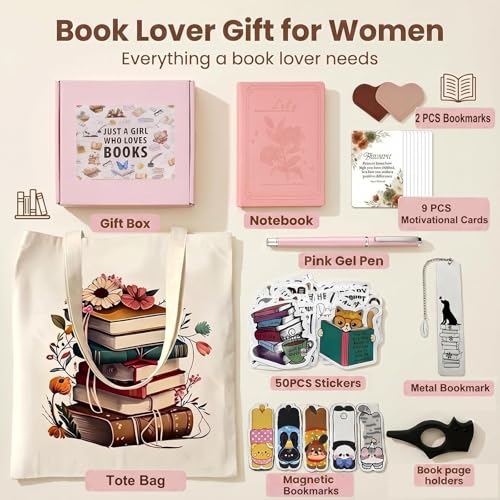 Book Lover Gift for Girl, Bookish Gift for Readers, Ideal Birthday Christmas Graduation Present for Every Bookworm and Reading Lover Librarian Girls - Image 2