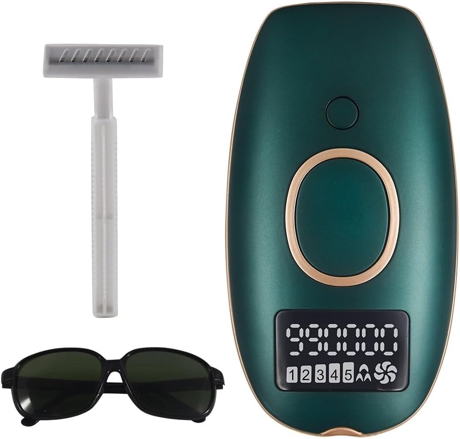 SEMINO DUKE IPL Laser Hair Removal Machine For Women And Men Permanent Painless Laser For Whole Body Upgraded To 999,999 Flashes At-Home Hair Remover Device Portable Epilator (Green)